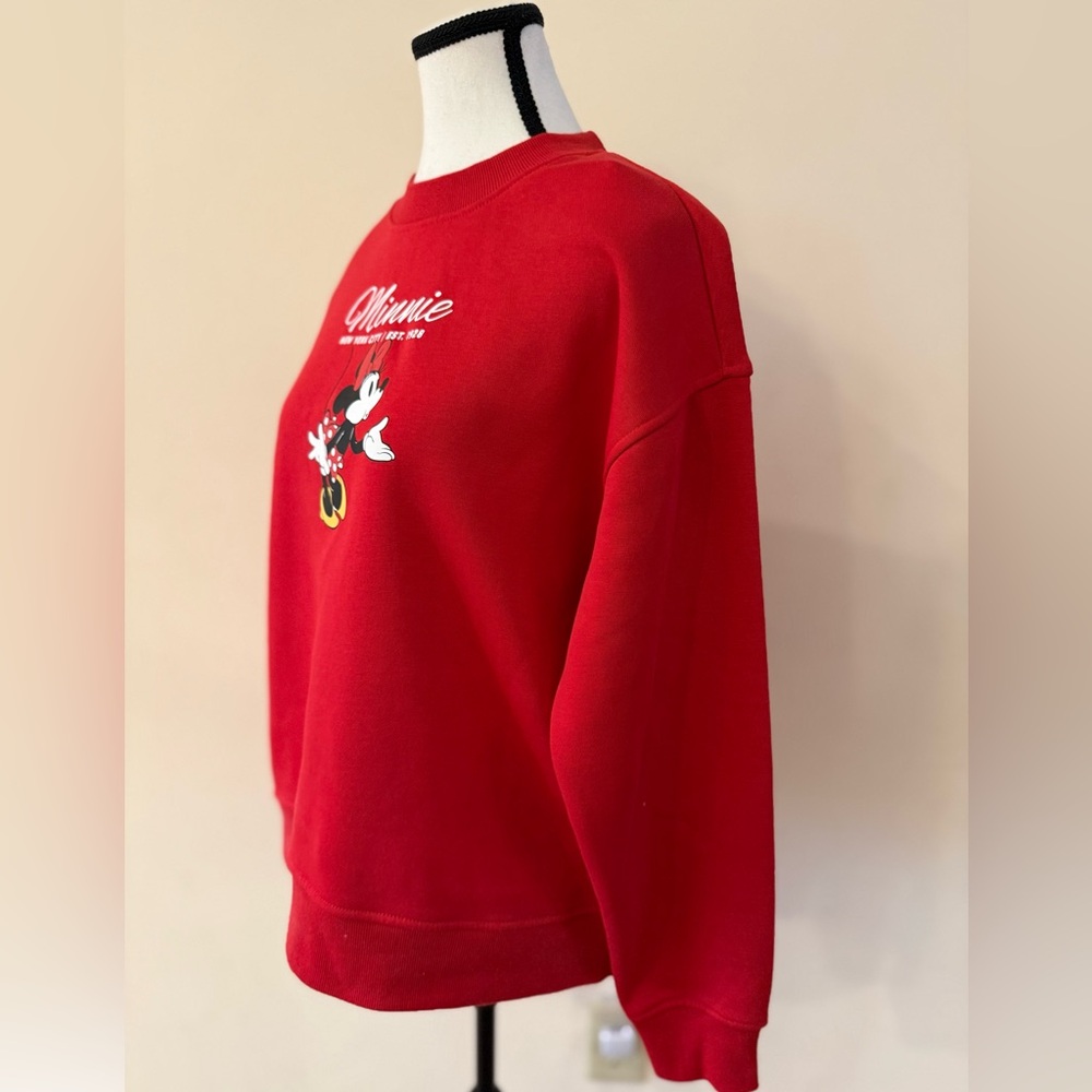 Disney Minnie Mouse Red Crewneck - Picture 3 of 5